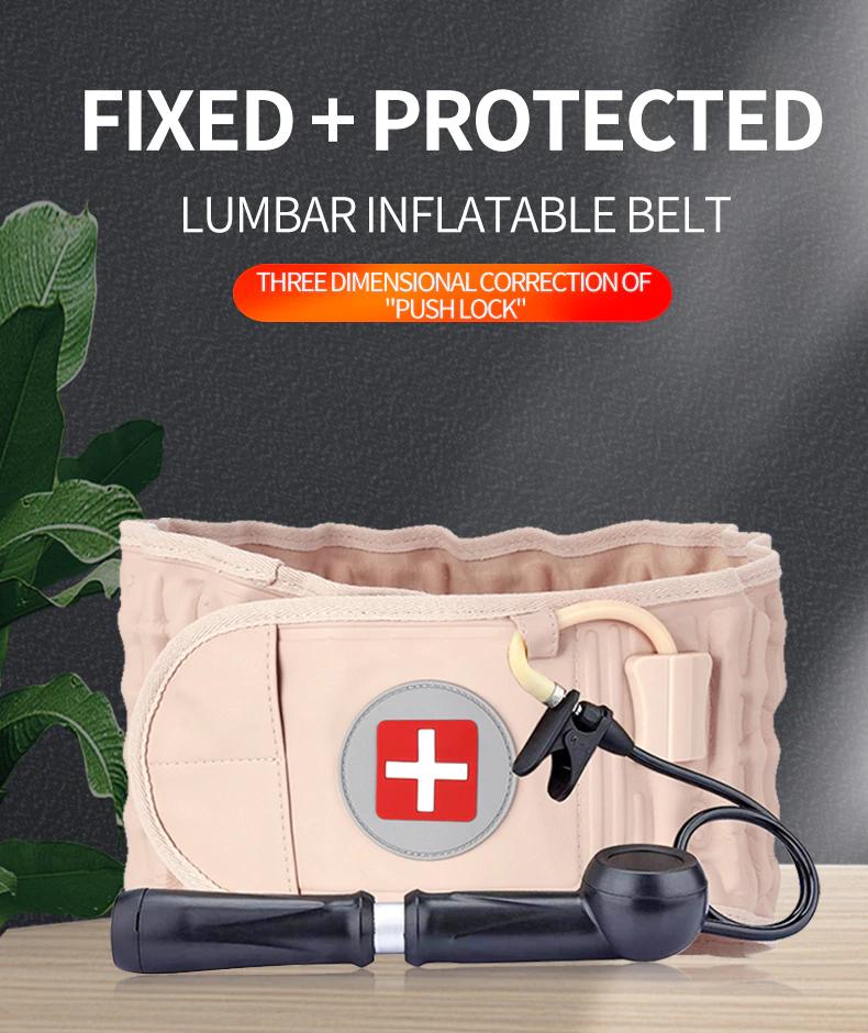 Lumbar Decompression Belt for Back Pain Relief, Waist, Brace, Spinal, One Size fits up to 49" Waistline