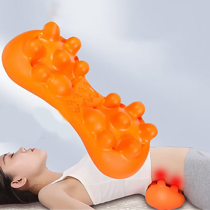 Lumbar Massager Back Massage Cushion - Relieve Muscle Pain and Tension in Neck, Shoulders, Back, Lumbar, and Legs