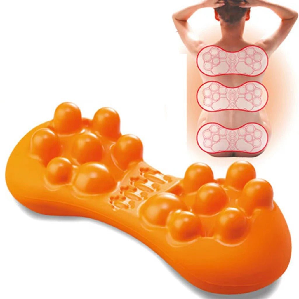 Lumbar Massager Back Massage Cushion - Relieve Muscle Pain and Tension in Neck, Shoulders, Back, Lumbar, and Legs