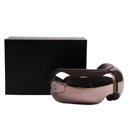 Luxury Heated Eye Massage Glasses – Air Pressure, Vibrating Relief & Bluetooth Music for Ultimate Eye Care