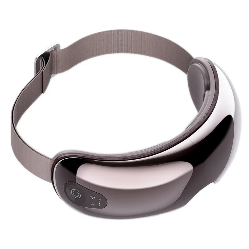 Luxury Heated Eye Massage Glasses – Air Pressure, Vibrating Relief & Bluetooth Music for Ultimate Eye Care
