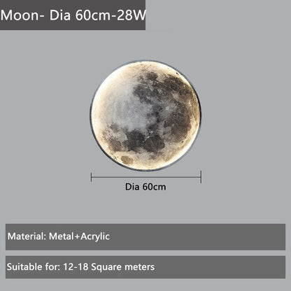 Luxury Moon Wall Lamp - Nordic Moon Light  for Living Room, Bedroom, Hallway, and Stair Aisle Entrance