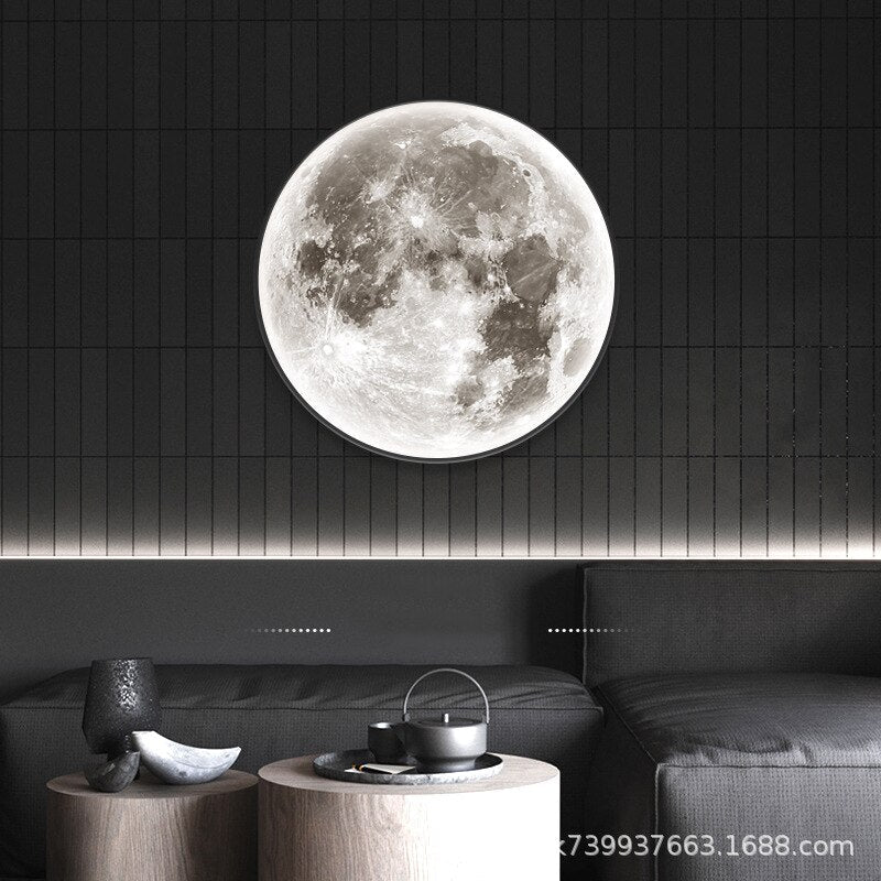 Luxury Moon Wall Lamp - Nordic Moon Light  for Living Room, Bedroom, Hallway, and Stair Aisle Entrance