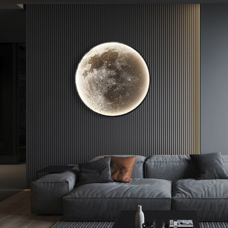 Luxury Moon Wall Lamp - Nordic Moon Light  for Living Room, Bedroom, Hallway, and Stair Aisle Entrance
