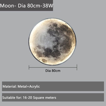 Luxury Moon Wall Lamp - Nordic Moon Light  for Living Room, Bedroom, Hallway, and Stair Aisle Entrance