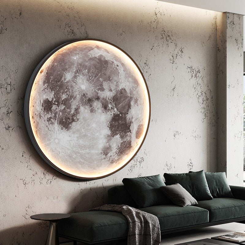 Luxury Moon Wall Lamp - Nordic Moon Light  for Living Room, Bedroom, Hallway, and Stair Aisle Entrance