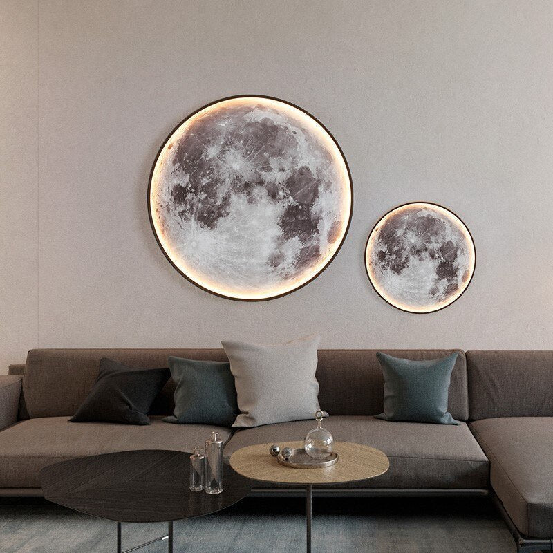 Luxury Moon Wall Lamp - Nordic Moon Light  for Living Room, Bedroom, Hallway, and Stair Aisle Entrance