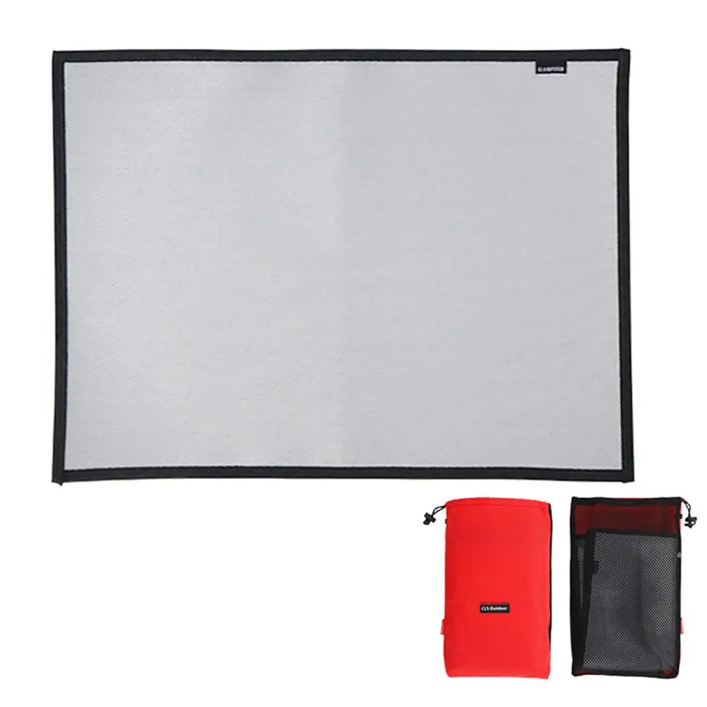 Camping Fireproof Grill Mat – Flame Retardant Ember Blanket, Heat-Resistant Insulation Pad for Outdoor Barbecue, Picnic, and Safe Camping Cooking