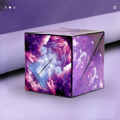 Magnetic Puzzle Cube - 3D Shape Shifting Changeable Magic Cube Fidget Toy