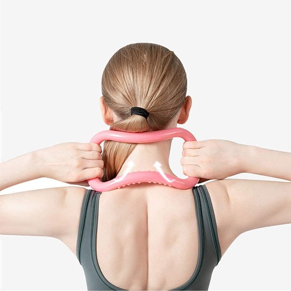 Magic Pilates Ring – Small Yoga Stretch Ring with Massage Nubs for Neck, Back & Calf