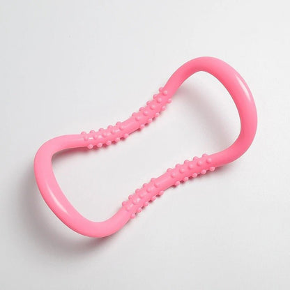 Magic Pilates Ring – Small Yoga Stretch Ring with Massage Nubs for Neck, Back & Calf