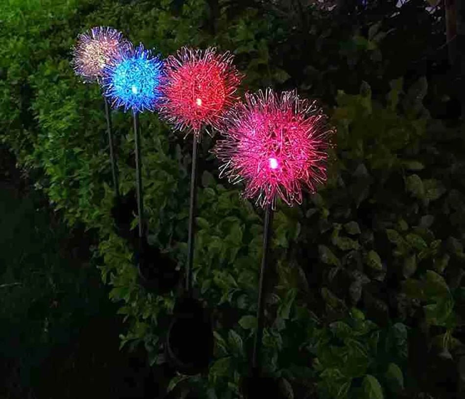 Magical Solar Dandelion Garden Lights – Enchanting Firework LED Fairy Lamps for Garden & Outdoor Decor