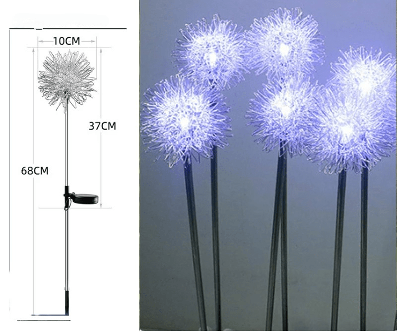 Magical Solar Dandelion Garden Lights – Enchanting Firework LED Fairy Lamps for Garden & Outdoor Decor