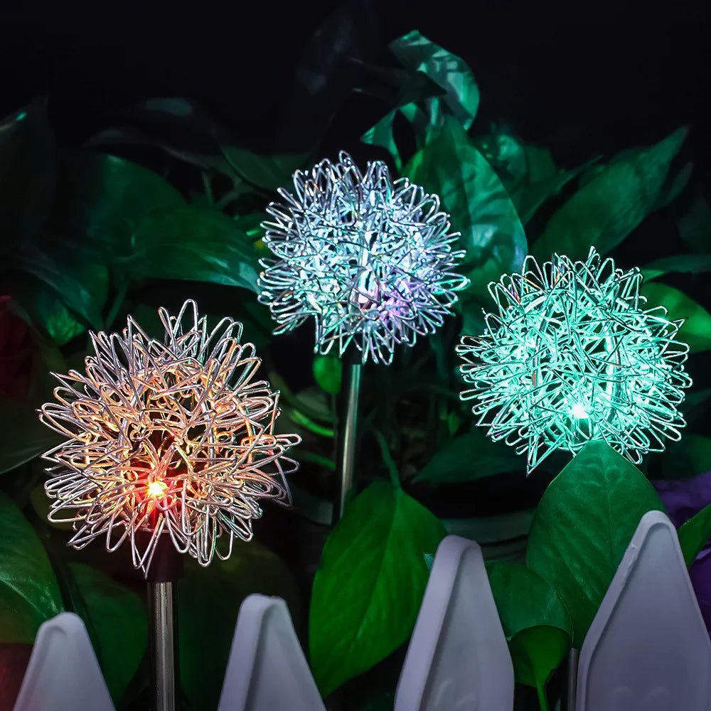 Magical Solar Dandelion Garden Lights – Enchanting Firework LED Fairy Lamps for Garden & Outdoor Decor