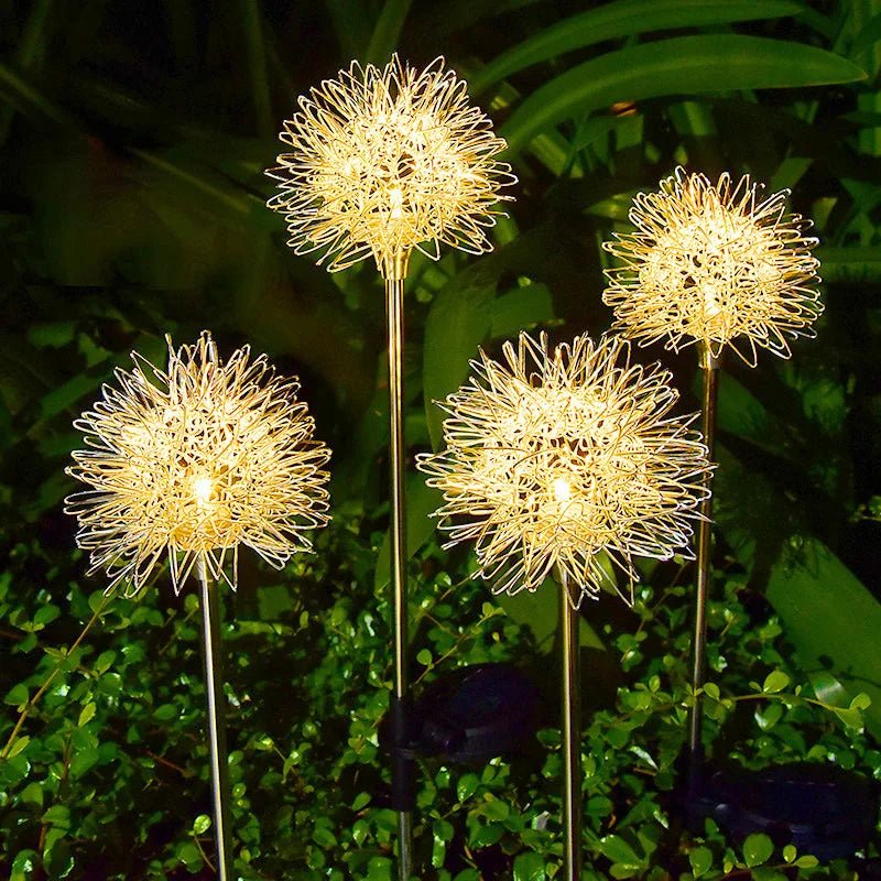 Magical Solar Dandelion Garden Lights – Enchanting Firework LED Fairy Lamps for Garden & Outdoor Decor