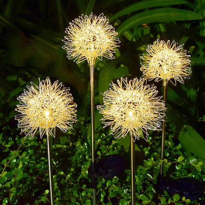 Magical Solar Dandelion Garden Lights – Enchanting Firework LED Fairy Lamps for Garden & Outdoor Decor