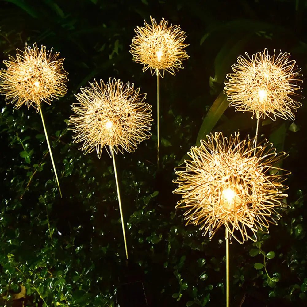 Magical Solar Dandelion Garden Lights – Enchanting Firework LED Fairy Lamps for Garden & Outdoor Decor