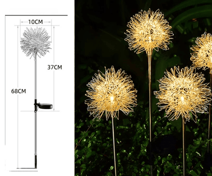 Magical Solar Dandelion Garden Lights – Enchanting Firework LED Fairy Lamps for Garden & Outdoor Decor
