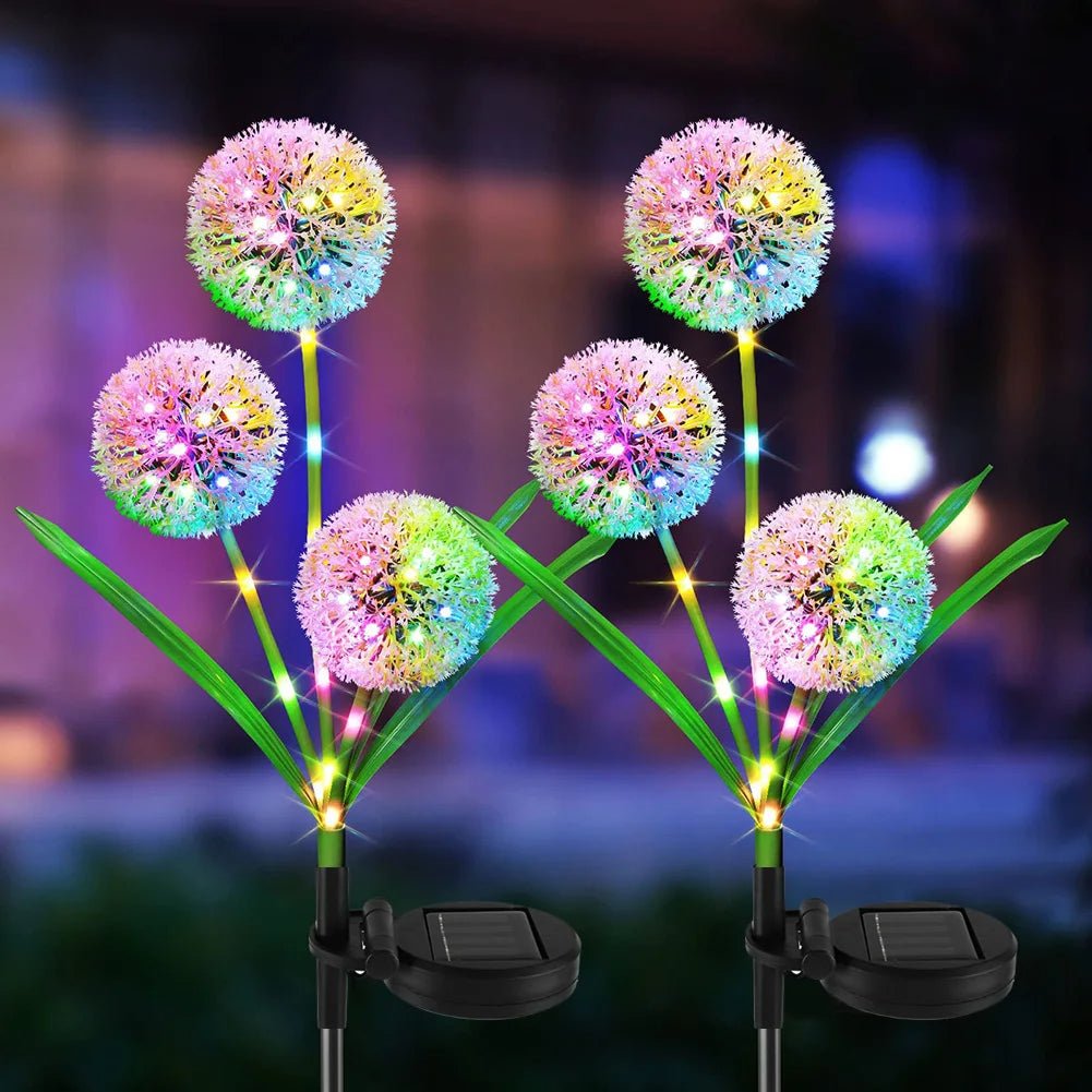 Magical Solar Dandelion Garden Lights – Enchanting Firework LED Fairy Lamps for Garden & Outdoor Decor