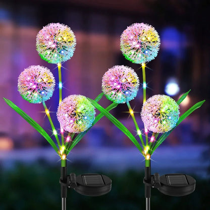 Magical Solar Dandelion Garden Lights – Enchanting Firework LED Fairy Lamps for Garden & Outdoor Decor