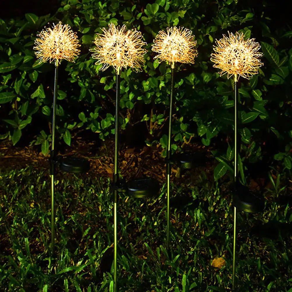Magical Solar Dandelion Garden Lights – Enchanting Firework LED Fairy Lamps for Garden & Outdoor Decor