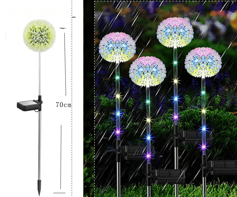 Magical Solar Dandelion Garden Lights – Enchanting Firework LED Fairy Lamps for Garden & Outdoor Decor
