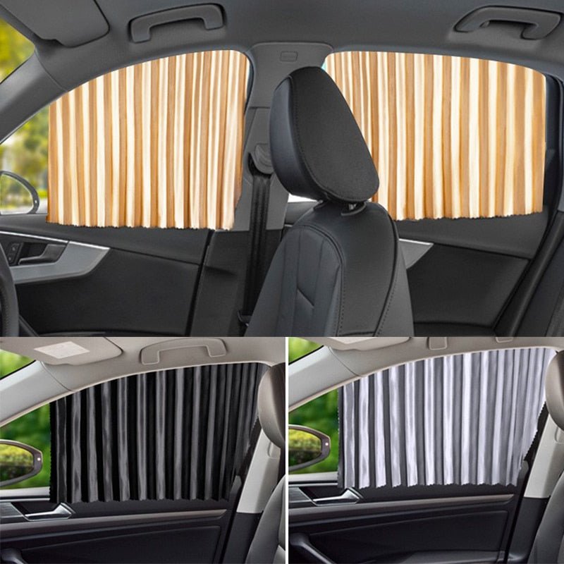 Magnetic Car Window Sliding Curtain - Car Sunshade Magnetic Side Window Curtain