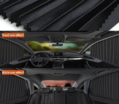 Magnetic Car Window Sliding Curtain - Car Sunshade Magnetic Side Window Curtain