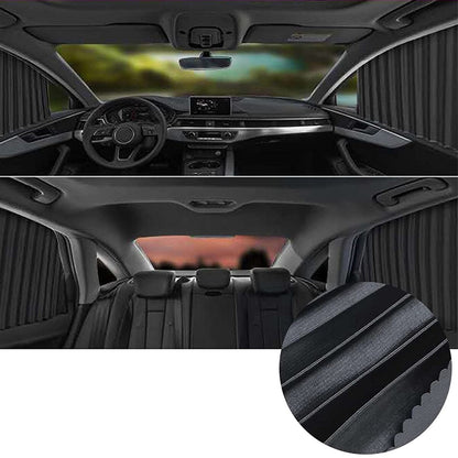 Magnetic Car Window Sliding Curtain - Car Sunshade Magnetic Side Window Curtain