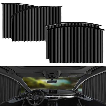 Magnetic Car Sun Shade Window Sliding Curtain - Car Window Sun Shades Universal Privacy Magnetic Car Window Curtains Slidable Sun Protection