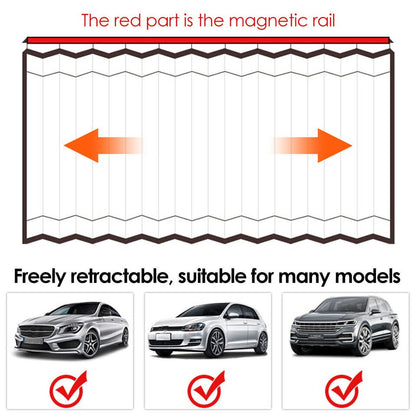 Magnetic Car Sun Shade Window Sliding Curtain - Car Window Sun Shades Universal Privacy Magnetic Car Window Curtains Slidable Sun Protection