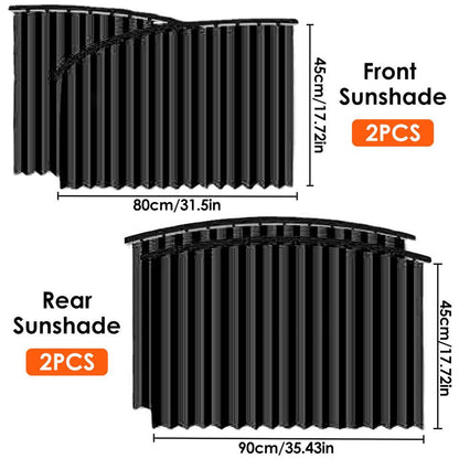 Magnetic Car Sun Shade Window Sliding Curtain - Car Window Sun Shades Universal Privacy Magnetic Car Window Curtains Slidable Sun Protection