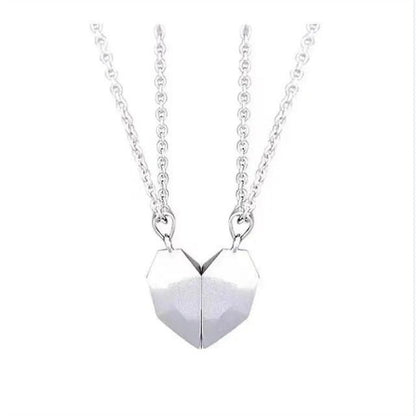 Magnetic Couple Necklace -  Two Souls One Heart Pendant Necklaces for Couple Perfect for Valentine's Day