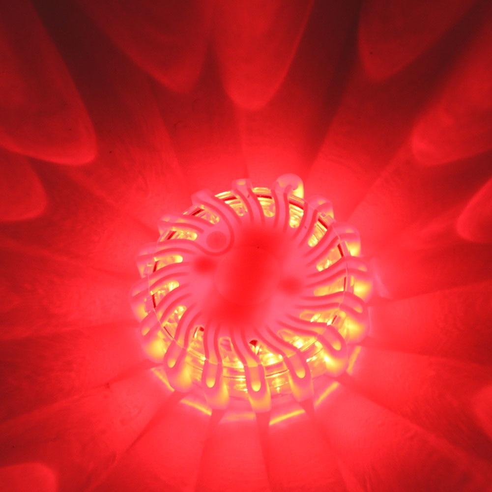 Magnetic LED Emergency Safety Flare - Road Safety Flashing Red Warning Lamp for Boat & Vehicles
