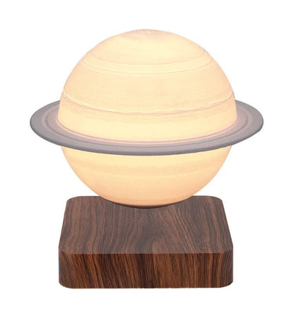 Magnetic Levitating Moon, Jupiter & Saturn Lamp – 3D Floating Light for Romantic Home Décor