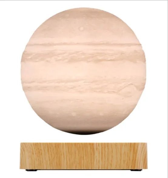 Magnetic Levitating Moon, Jupiter & Saturn Lamp – 3D Floating Light for Romantic Home Décor