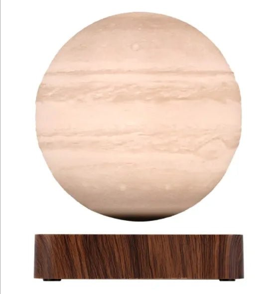 Magnetic Levitating Moon, Jupiter & Saturn Lamp – 3D Floating Light for Romantic Home Décor
