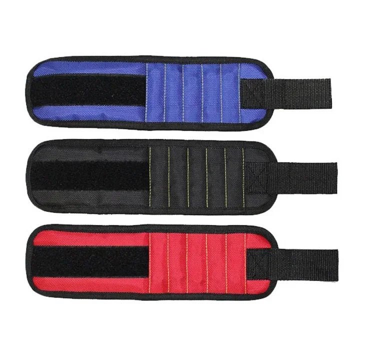 Magnetic Tool Wristband – Strong Hold for Screws, Nails, & Drill Bits | Ultimate Hands-Free Organizer
