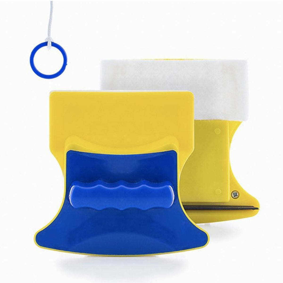 Magnetic Window Cleaner – Double-Sided Glass Cleaning Tool with Squeegee, for Single-Pane Windows