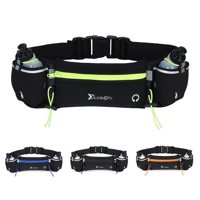 Marathon Trail Running Waist Pack – Dual Pocket Sports Fanny Pack for Phone & Water Bottle