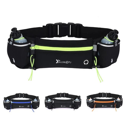 Marathon Trail Running Waist Pack – Dual Pocket Sports Fanny Pack for Phone & Water Bottle