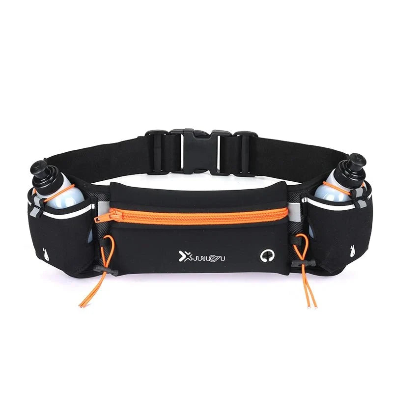 Marathon Trail Running Waist Pack – Dual Pocket Sports Fanny Pack for Phone & Water Bottle