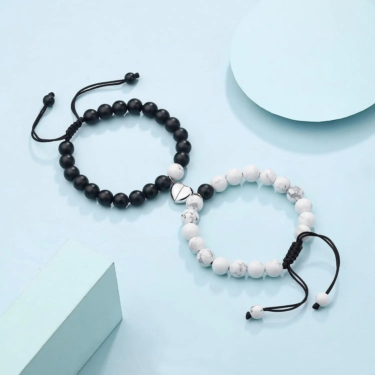 Matching Couple Bracelets - Magnetic Connecting Love Bracelets Perfect for Valentine's Day