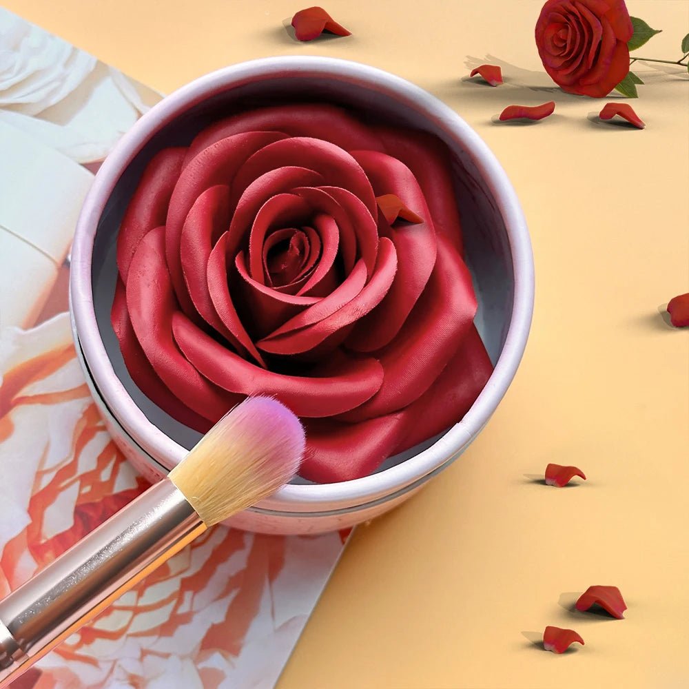 Matte Petal Blush & Contour Palette – 3D Blush On with High-Gloss Cream Rouge for Sculpted, Radiant Beauty