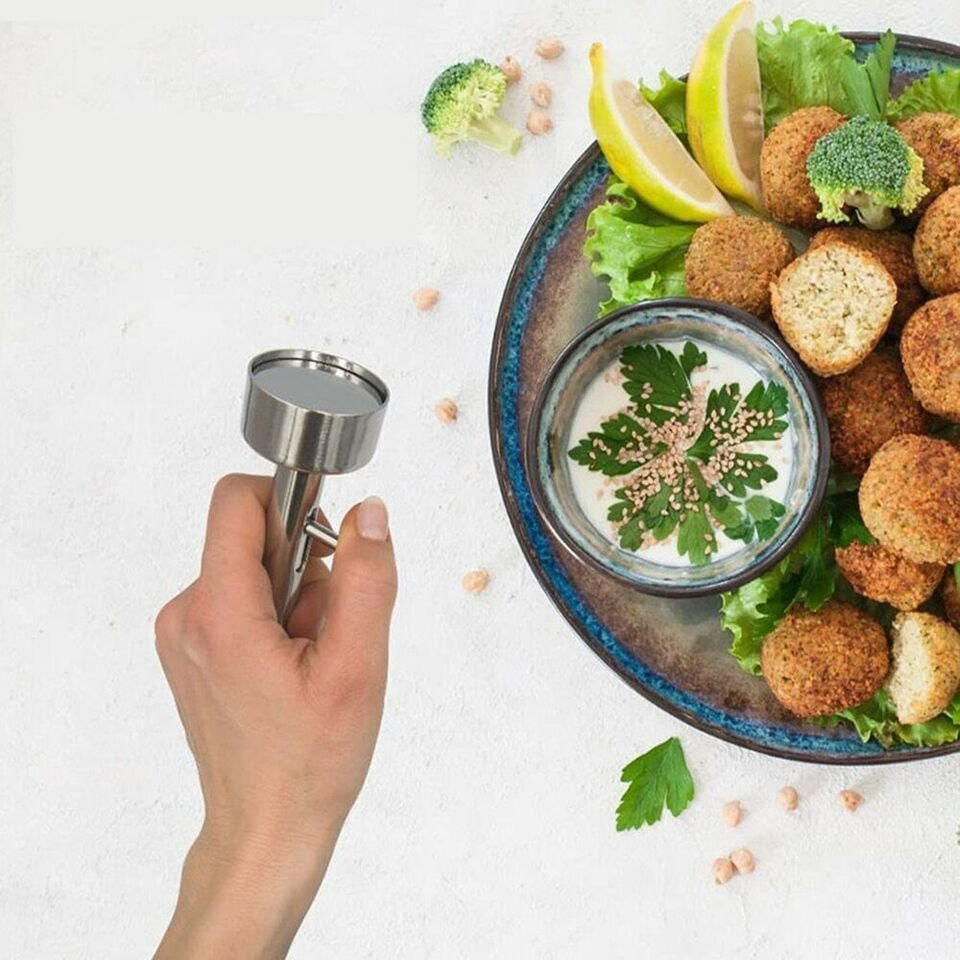 Meatball Maker  - Non-Sticky Stainless-Steel Meatball and Falafel Baller Tool