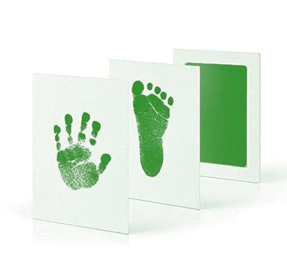Mess-Free Baby Imprint Kit - Safe Non-toxic Baby Footprints Handprint Makers No Touch Skin Inkless Ink Pads