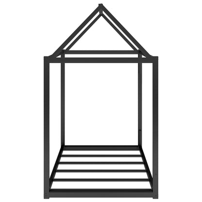 Metal House Shape Platform Bed Twin