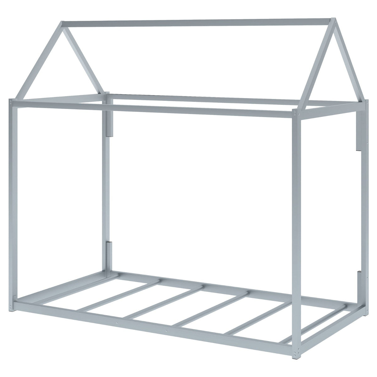 Metal House Shape Platform Bed Twin