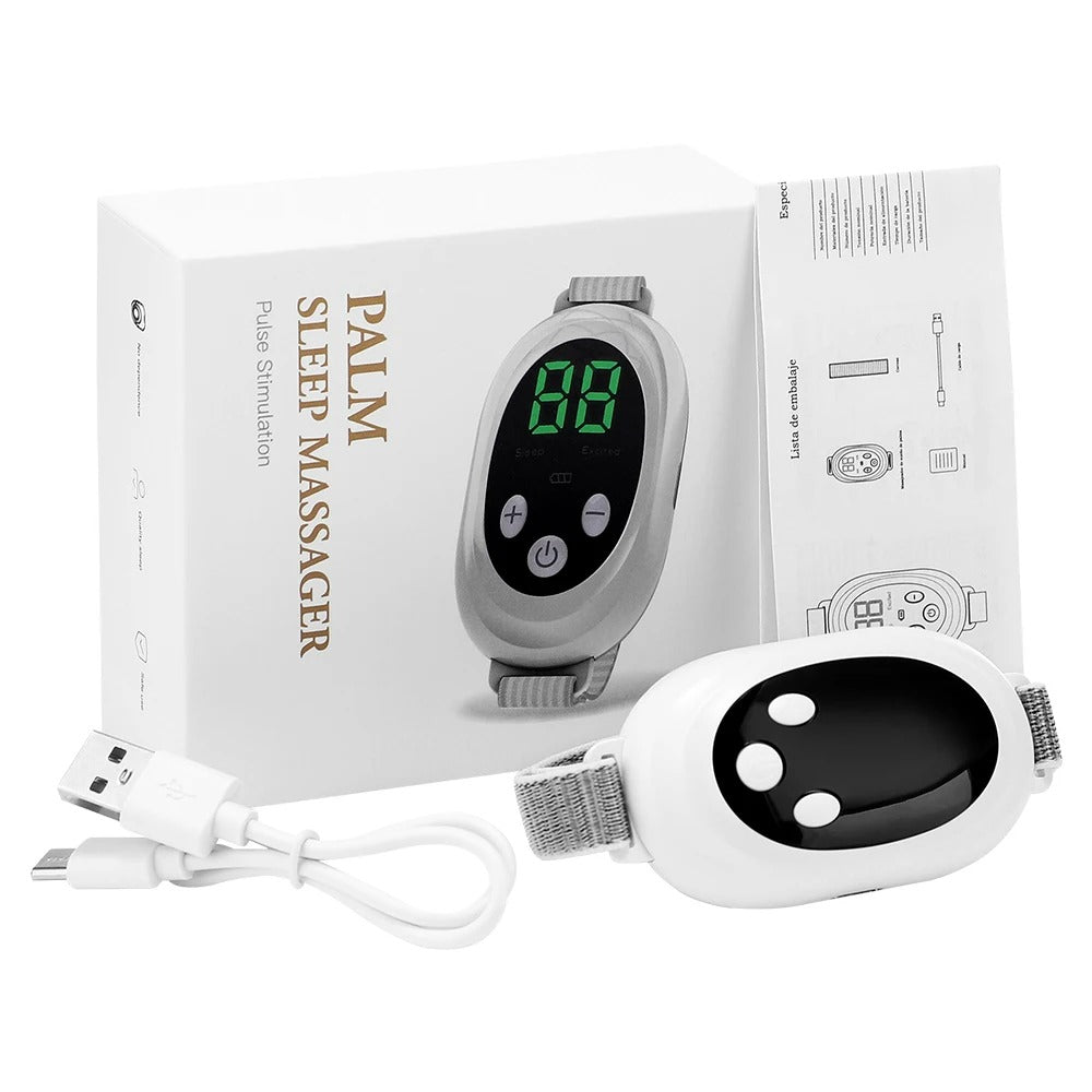 Micro-current Handheld Sleep Aid Device – 20 Gears, 2 Modes, USB Charging, Relieves Anxiety & Insomnia, Improves Sleep