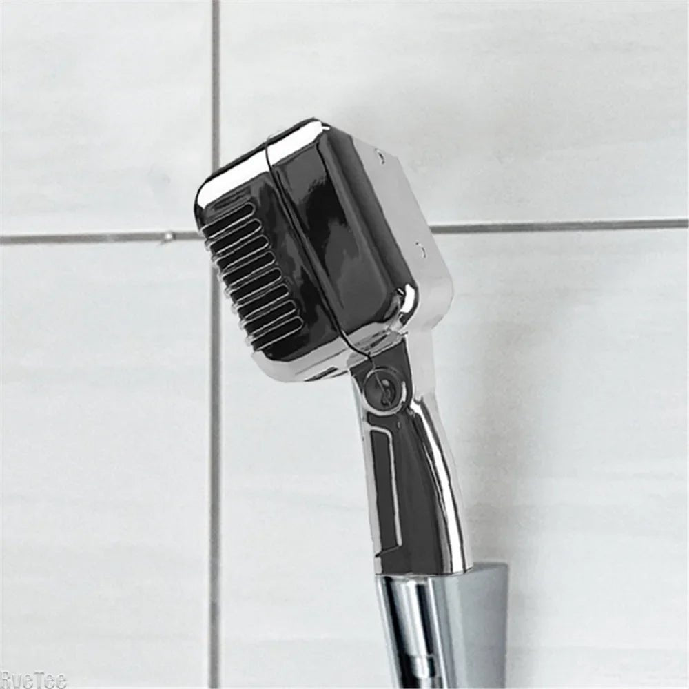 Microphone-Shaped Shower Head – A Fun & Unique Bathroom Accessory for Music Lovers, Perfect Gift for Men & Women